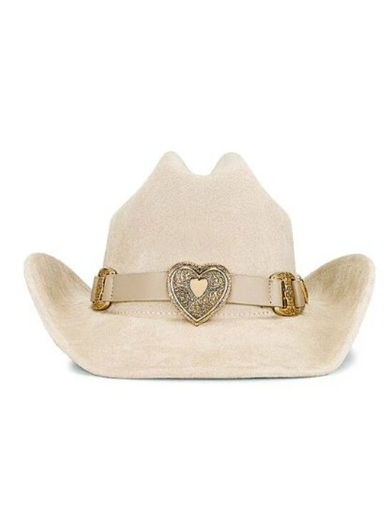 8 Other Reasons Revolve Cowboy Hat Heart Khaki New main image 7